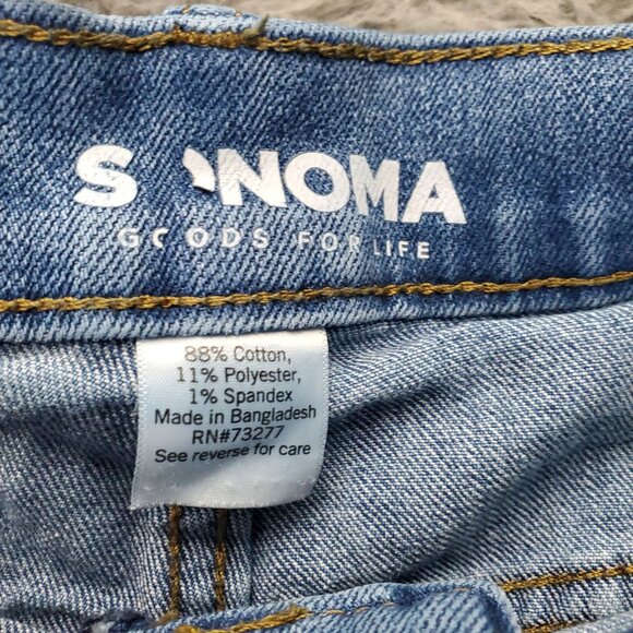 Sonoma Jeans Mens 34X30 Blue Regular Fit Straight Leg Stretch Denim - Picture 3 of 11